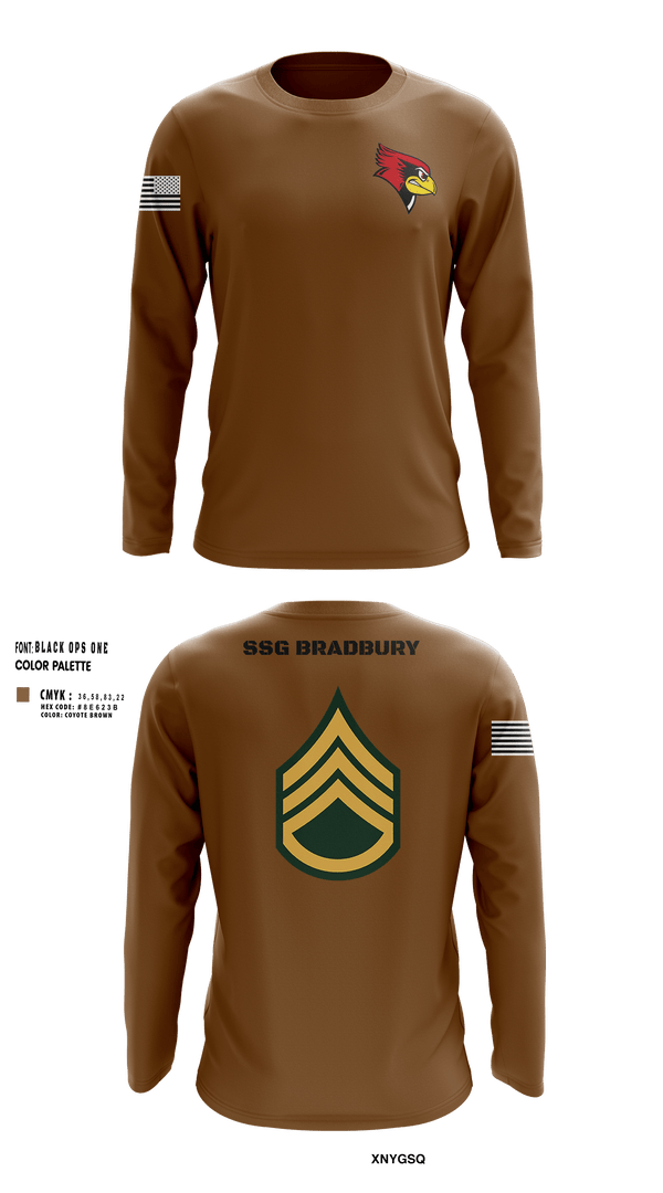 Long Sleeve Performance Shirt, Bradbuddy, National Guard, Teamtime, Team time, sublimation, custom sports apparel, team uniforms, spirit wear, spiritwear, sports uniforms, custom shirts, team store, custom team store, fundraiser sports, apparel fundraiser