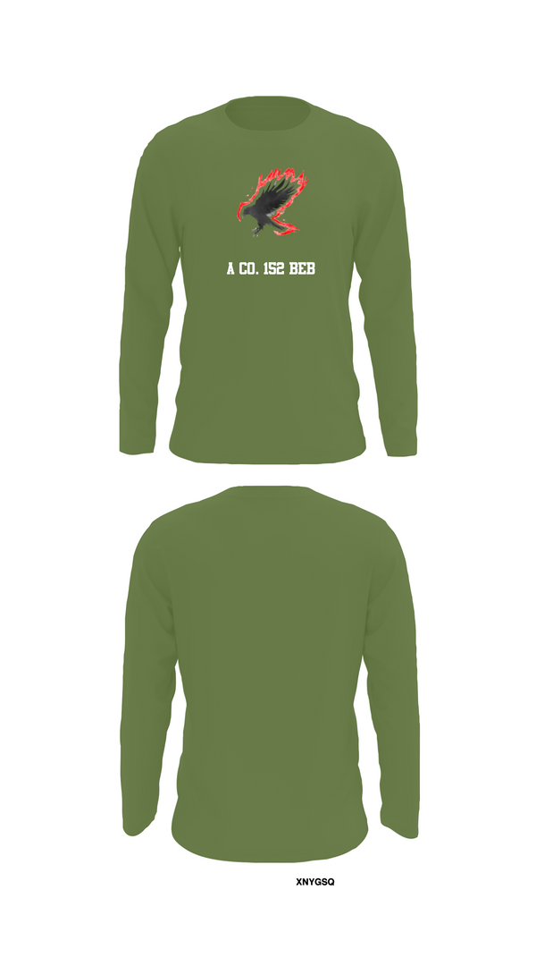 Long Sleeve Performance Shirt, A Co. 152 BEB, Army, Teamtime, Team time, sublimation, custom sports apparel, team uniforms, spirit wear, spiritwear, sports uniforms, custom shirts, team store, custom team store, fundraiser sports, apparel fundraiser