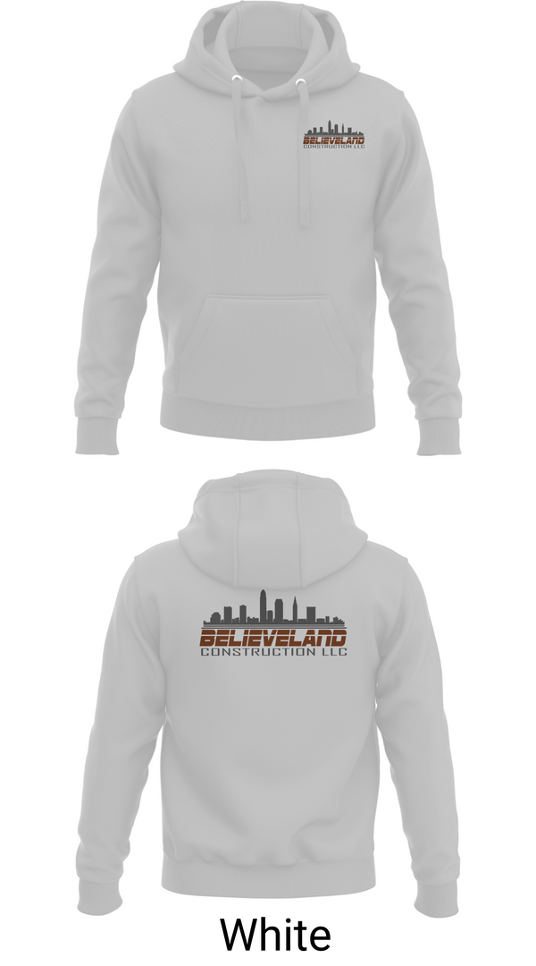 Hoodie, Believeland Construction LLC, , Teamtime, Team time, sublimation, custom sports apparel, team uniforms, spirit wear, spiritwear, sports uniforms, custom shirts, team store, custom team store, fundraiser sports, apparel fundraiser