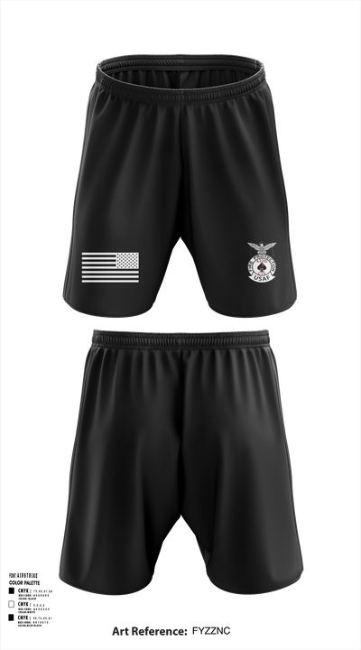 435th CTS 2997096 Athletic Shorts With Pockets - 138
