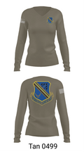 Det 607 13303638 Women's Long Sleeve V-neck Shirt - 77