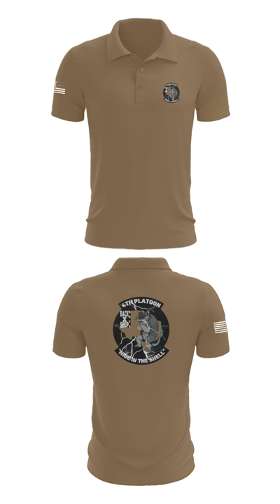 90th ASB B co 4Th Platoon 5922701 Short Sleeve Performance Polo - 7