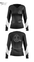 American Beach Tennis 35879010 Women's Long Sleeve V-neck Shirt - 1