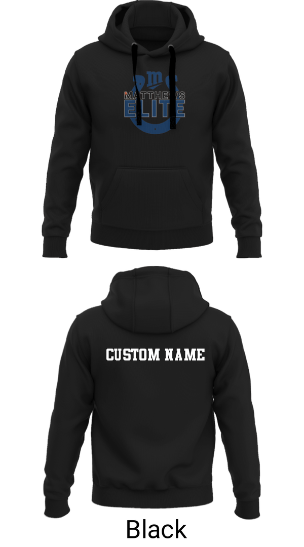 Hoodie, Matthews Elite, Football, Teamtime, Team time, sublimation, custom sports apparel, team uniforms, spirit wear, spiritwear, sports uniforms, custom shirts, team store, custom team store, fundraiser sports, apparel fundraiser