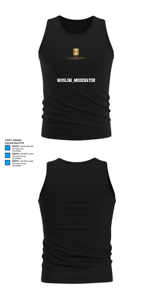 Tank Top, Muslim_Moderator, , Teamtime, Team time, sublimation, custom sports apparel, team uniforms, spirit wear, spiritwear, sports uniforms, custom shirts, team store, custom team store, fundraiser sports, apparel fundraiser