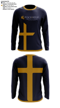 Pusch Ridge Christian Academy Upper School Cheer 62577727 Long Sleeve Performance Shirt - 41