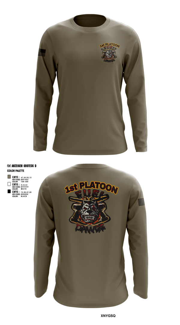 Long Sleeve Performance Shirt, Fuel Dawgs, Army, Teamtime, Team time, sublimation, custom sports apparel, team uniforms, spirit wear, spiritwear, sports uniforms, custom shirts, team store, custom team store, fundraiser sports, apparel fundraiser