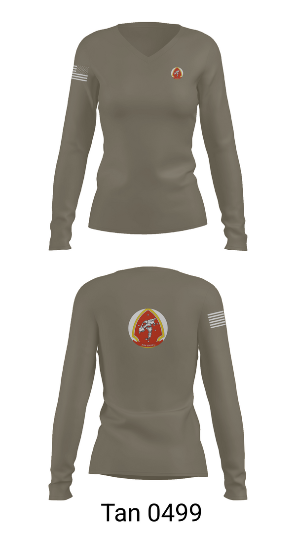 Womens Long Sleeve Vneck Shirt, Animal 60’s, , Teamtime, Team time, sublimation, custom sports apparel, team uniforms, spirit wear, spiritwear, sports uniforms, custom shirts, team store, custom team store, fundraiser sports, apparel fundraiser