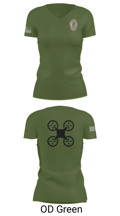 UAS Pilot 79389667 Women's Short Sleeve V-neck Shirt - 46