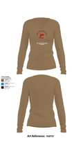 Firearms and Tactics training 60142734 Women's Long Sleeve V-neck Shirt - 2