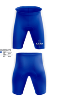 Clay High School Wrestling 75209698 Men's Compression Shorts - 1