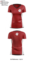 Asheville High School Cheer 47693237 Women's Short Sleeve V-neck Shirt - 41