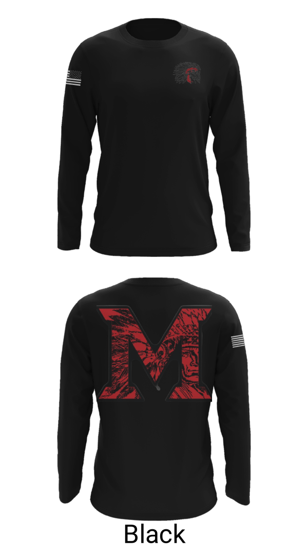 Long Sleeve Performance Shirt, Mcloud High School Cheer, Cheer, Teamtime, Team time, sublimation, custom sports apparel, team uniforms, spirit wear, spiritwear, sports uniforms, custom shirts, team store, custom team store, fundraiser sports, apparel fundraiser