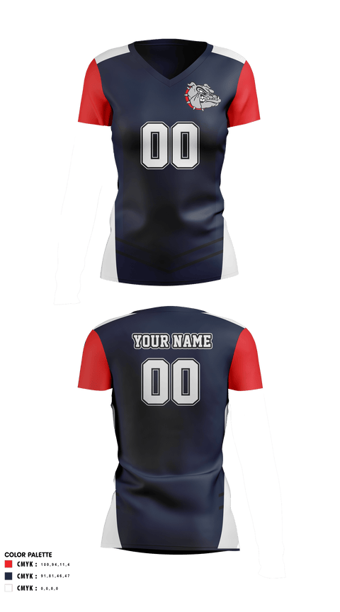 Women's Short Sleeve Vneck Shirt, Plainview High School Volleyball, Women's Volleyball, Teamtime, Team time, sublimation, custom sports apparel, team uniforms, spirit wear, spiritwear, sports uniforms, custom shirts, team store, custom team store, fundraiser sports, apparel fundraiser