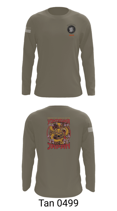 Transactional Service Center Yokosuka 4835947 Long Sleeve Performance Shirt - 63