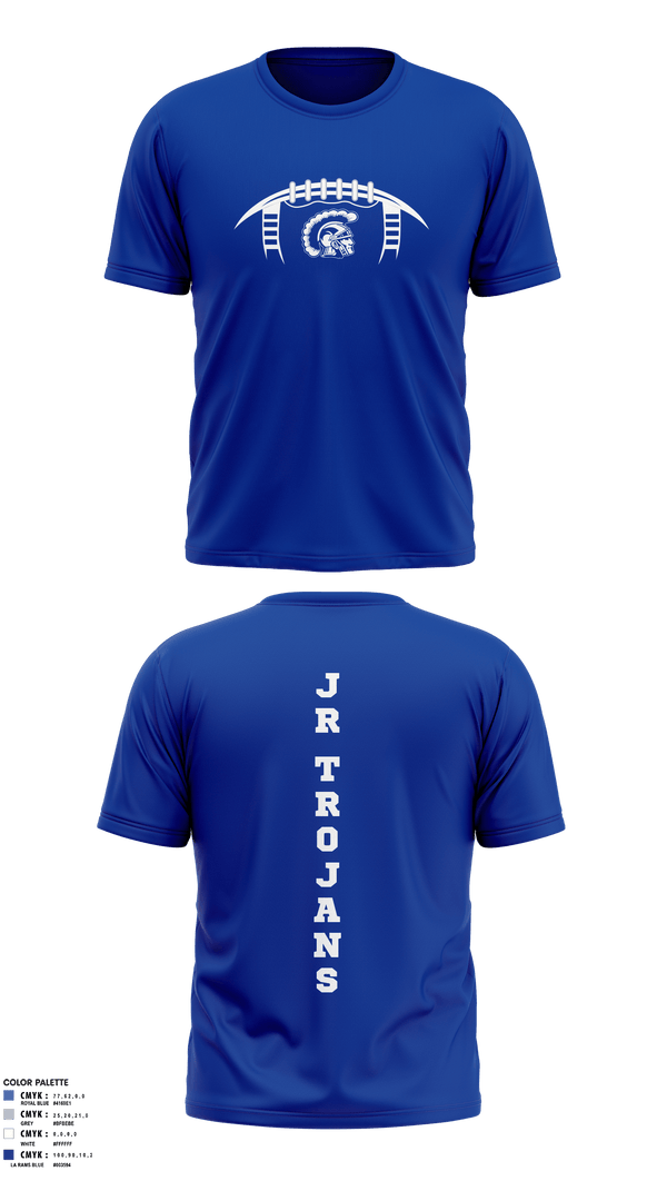 Short Sleeve Performance Shirt, Orland Jr Trojans Football, Football, Teamtime, Team time, sublimation, custom sports apparel, team uniforms, spirit wear, spiritwear, sports uniforms, custom shirts, team store, custom team store, fundraiser sports, apparel fundraiser