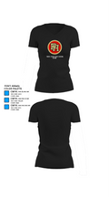 Penn Hills High School Cheer 78103306 Women's Short Sleeve V-neck Shirt - 37