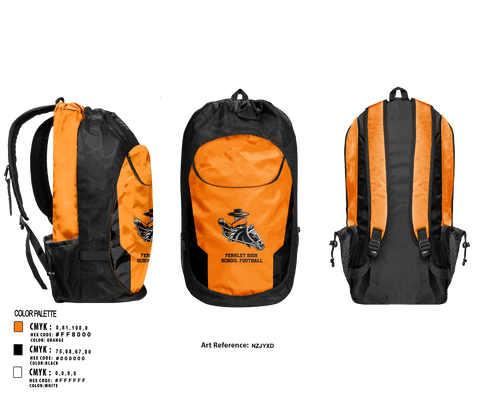 Gear Bag, Fernley High School Football, Football, Teamtime, Team time, sublimation, custom sports apparel, team uniforms, spirit wear, spiritwear, sports uniforms, custom shirts, team store, custom team store, fundraiser sports, apparel fundraiser