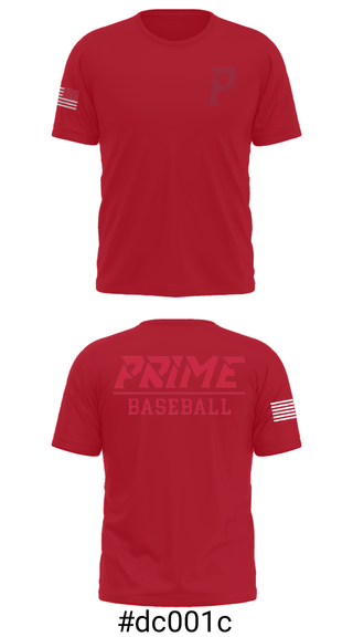 Short Sleeve Performance Shirt, Prime Baseball, Baseball, Teamtime, Team time, sublimation, custom sports apparel, team uniforms, spirit wear, spiritwear, sports uniforms, custom shirts, team store, custom team store, fundraiser sports, apparel fundraiser