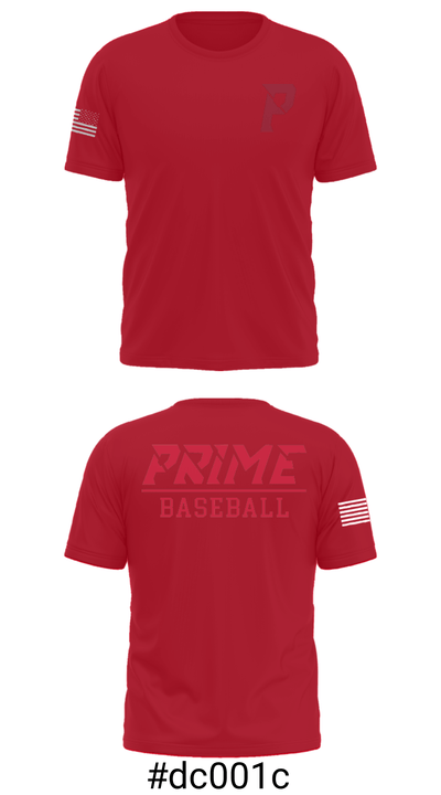 Prime Baseball 2428515 Short Sleeve Performance Shirt - 19