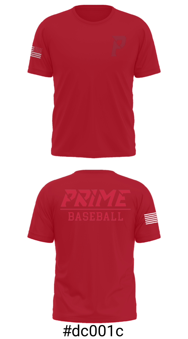 Short Sleeve Performance Shirt, Prime Baseball, Baseball, Teamtime, Team time, sublimation, custom sports apparel, team uniforms, spirit wear, spiritwear, sports uniforms, custom shirts, team store, custom team store, fundraiser sports, apparel fundraiser