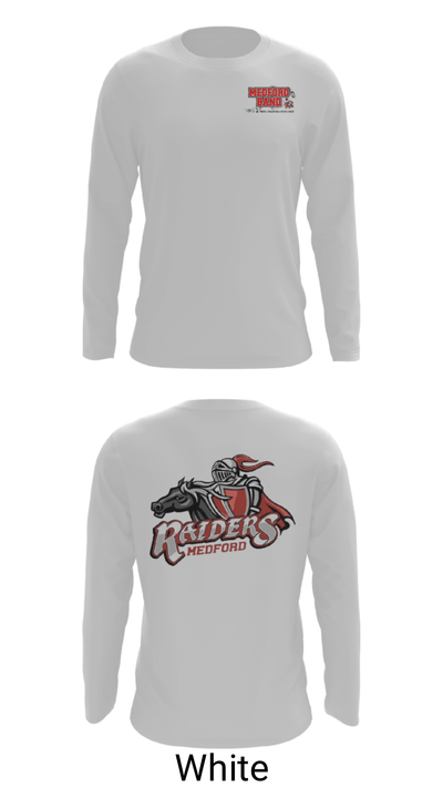 Medford Area Senior High School Band 54149175 Long Sleeve Performance Shirt - 7