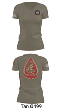 Naval Special Warfare Development Group 34195921 Women's Short Sleeve V-neck Shirt - 36