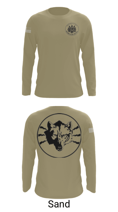 Wolves, Bravo, 305th MI 94376835 Long Sleeve Performance Shirt - 48
