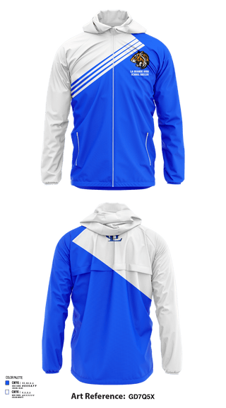 Windbreaker, La Grande High School Soccer, Men's Soccer, Teamtime, Team time, sublimation, custom sports apparel, team uniforms, spirit wear, spiritwear, sports uniforms, custom shirts, team store, custom team store, fundraiser sports, apparel fundraiser