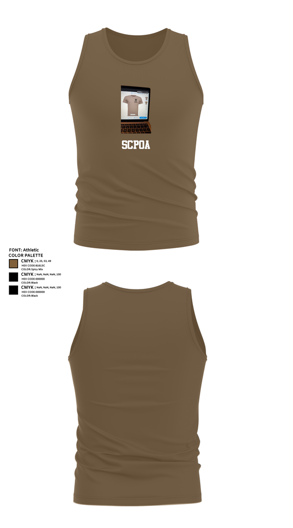 Tank Top, SCPOA, , Teamtime, Team time, sublimation, custom sports apparel, team uniforms, spirit wear, spiritwear, sports uniforms, custom shirts, team store, custom team store, fundraiser sports, apparel fundraiser