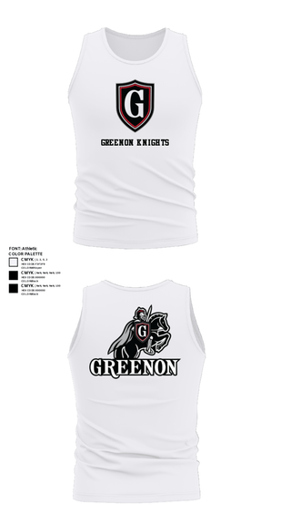 Tank Top, Greenon Knights, Women's Volleyball, Teamtime, Team time, sublimation, custom sports apparel, team uniforms, spirit wear, spiritwear, sports uniforms, custom shirts, team store, custom team store, fundraiser sports, apparel fundraiser
