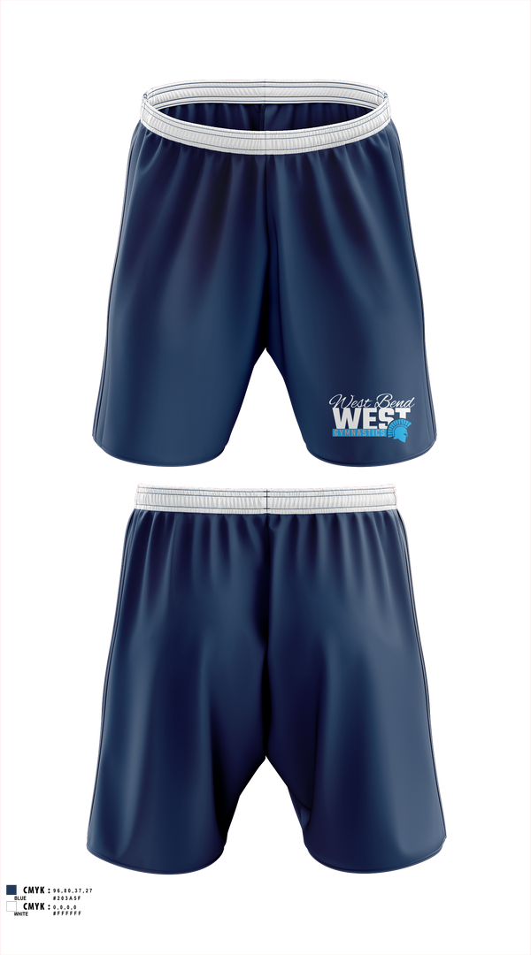 Athletic Shorts With Pockets, West Bend West Gymnastics, Spirit Store, Teamtime, Team time, sublimation, custom sports apparel, team uniforms, spirit wear, spiritwear, sports uniforms, custom shirts, team store, custom team store, fundraiser sports, apparel fundraiser