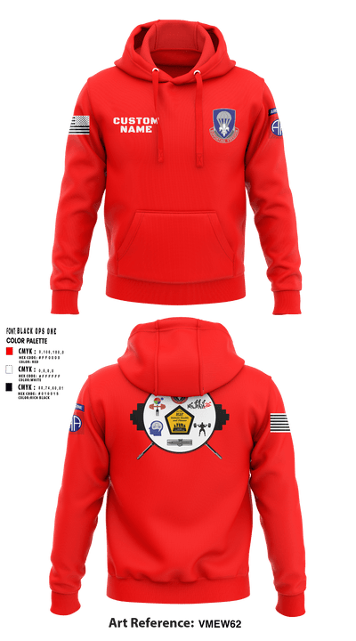 82nd ADSB H2F 64570500 Hoodie - 32