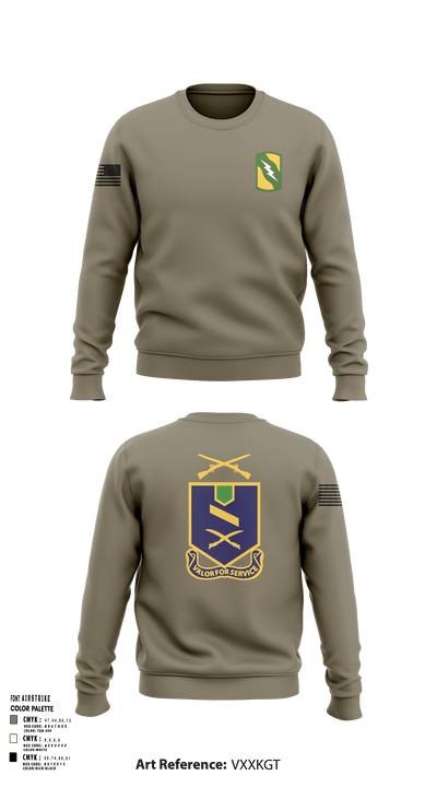 2-137th IN RGMT 48861917 Crew Neck Sweatshirt - 106