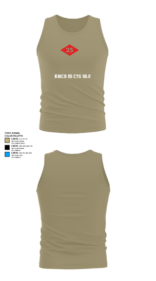 Tank Top, NMCB 25 CTG 56.2, Navy, Teamtime, Team time, sublimation, custom sports apparel, team uniforms, spirit wear, spiritwear, sports uniforms, custom shirts, team store, custom team store, fundraiser sports, apparel fundraiser