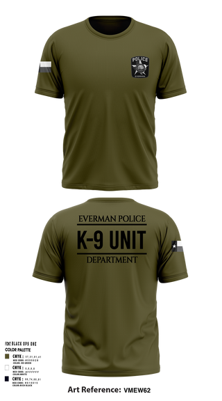 Short Sleeve Performance Shirt, K9-Unit, Police, Teamtime, Team time, sublimation, custom sports apparel, team uniforms, spirit wear, spiritwear, sports uniforms, custom shirts, team store, custom team store, fundraiser sports, apparel fundraiser