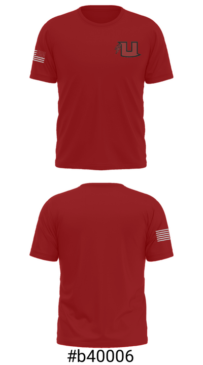 Uintah High School Lacrosse 374036 Short Sleeve Performance Shirt - 19