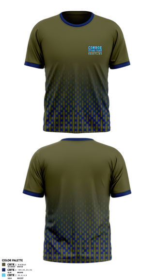 Short Sleeve Rash Guard Shirt, Conroe Stars Team, Wrestling, Teamtime, Team time, sublimation, custom sports apparel, team uniforms, spirit wear, spiritwear, sports uniforms, custom shirts, team store, custom team store, fundraiser sports, apparel fundraiser