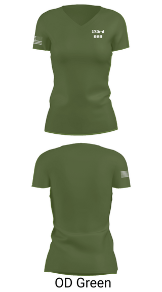 Womens Short Sleeve Vneck Shirt, 173rd BSB, , Teamtime, Team time, sublimation, custom sports apparel, team uniforms, spirit wear, spiritwear, sports uniforms, custom shirts, team store, custom team store, fundraiser sports, apparel fundraiser