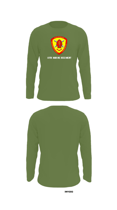 10th Marine Regiment 91436879 Long Sleeve Performance Shirt - 52