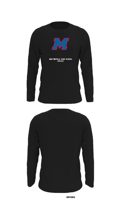 Martinsville High School Cheer 58334733 Long Sleeve Performance Shirt - 27
