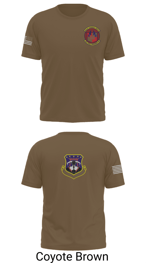Old School Cotton Feel Shirt, 18th Civil Engineer Sq, Air Force, Teamtime, Team time, sublimation, custom sports apparel, team uniforms, spirit wear, spiritwear, sports uniforms, custom shirts, team store, custom team store, fundraiser sports, apparel fundraiser