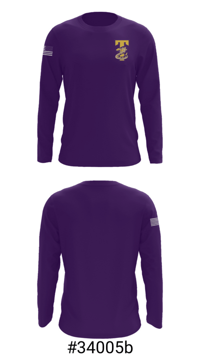 Tucumcari High School Baseball 59599149 Long Sleeve Performance Shirt - 18
