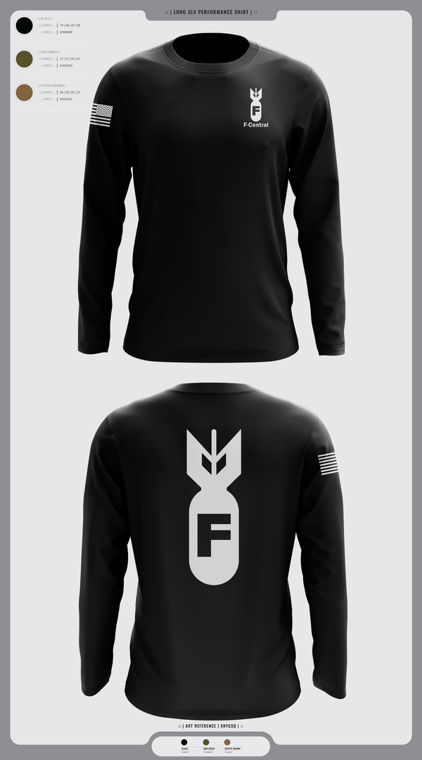 Long Sleeve Performance Shirt, F Central, Police, Teamtime, Team time, sublimation, custom sports apparel, team uniforms, spirit wear, spiritwear, sports uniforms, custom shirts, team store, custom team store, fundraiser sports, apparel fundraiser