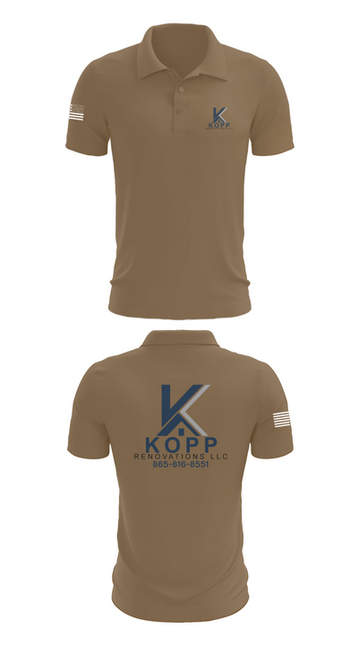 Kopp Renovations 26742282 Short Sleeve Performance Polo - 3