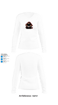 Moose entertain 50717233 Women's Long Sleeve V-neck Shirt - 15