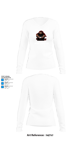 Womens Long Sleeve Vneck Shirt, Moose entertain, , Teamtime, Team time, sublimation, custom sports apparel, team uniforms, spirit wear, spiritwear, sports uniforms, custom shirts, team store, custom team store, fundraiser sports, apparel fundraiser