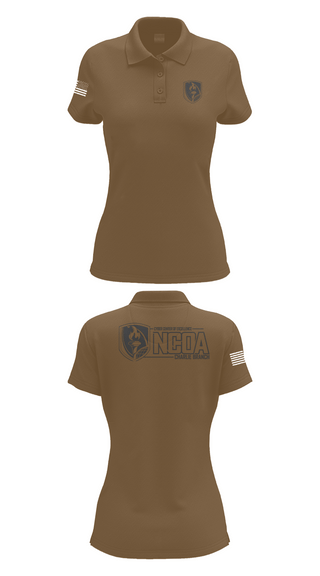 Womens Short Sleeve Performance Polo, CCoE NCOA Charlie Branch, , Teamtime, Team time, sublimation, custom sports apparel, team uniforms, spirit wear, spiritwear, sports uniforms, custom shirts, team store, custom team store, fundraiser sports, apparel fundraiser