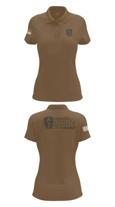 CCoE NCOA Charlie Branch 15308230 Women's Short Sleeve Performance Polo  - 15