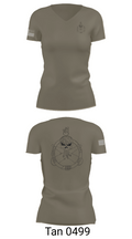 850th engineer 3918830 Women's Short Sleeve V-neck Shirt - 65